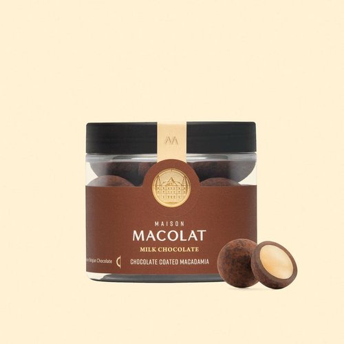 Maison Macolat Milk Chocolate Macadamia - 100gr Maison Macolat Milk Chocolate Macadamia - 100gr