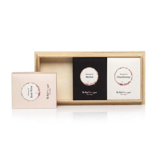 VINOOS VINOOS Trio on wood Gift Box VINOOS VINOOS Trio on wood Gift Box