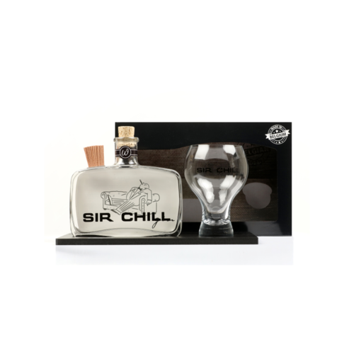 Sir Chill Sir chill Gin + Glas 37.50° 0.500 L. Sir Chill Sir chill Gin + Glas 37.50° 0.500 L.