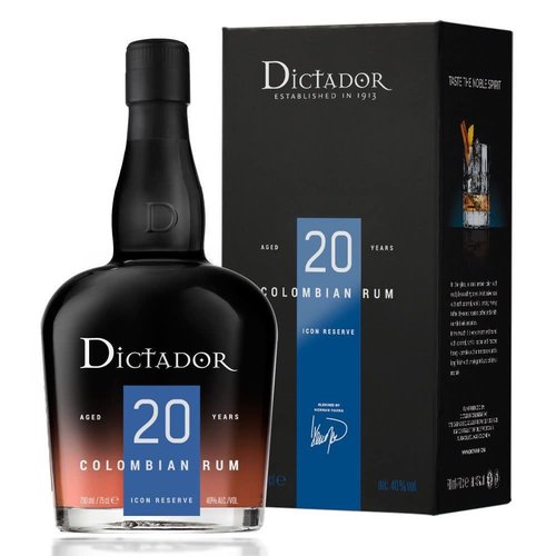 Dictador 20 Years 40.00° 0.70L Dictador 20 Years 40.00° 0.70L