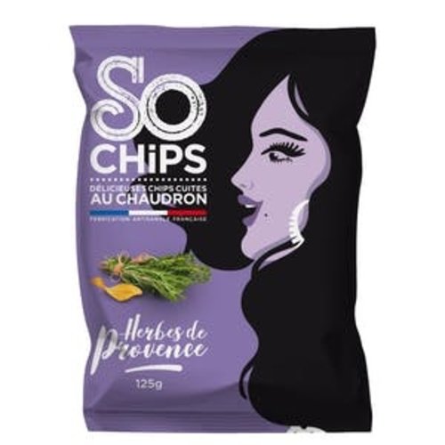 SO CHIPS SO CHIPS Provencaalse kruiden - 125gr SO CHIPS SO CHIPS Provencaalse kruiden - 125gr