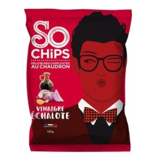 SO CHIPS SO CHIPS Sherryazijn BOB - 125gr SO CHIPS SO CHIPS Sherryazijn BOB - 125gr