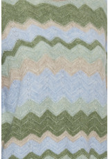 B.YOUNG Martine zig zag jumper - frosty green mix