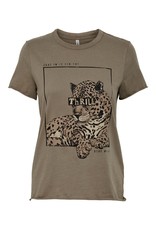 ONLY Lucy cheetah top
