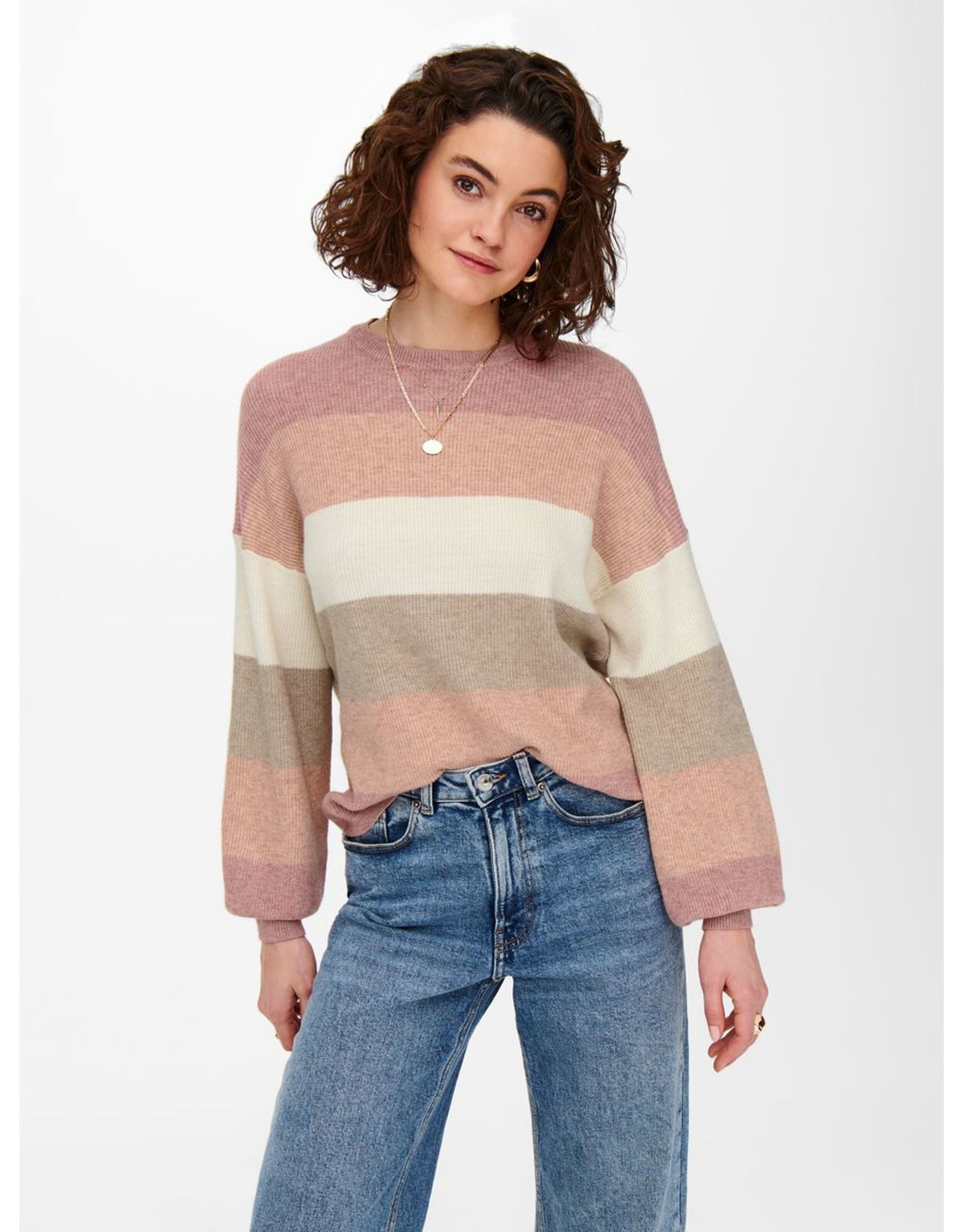ONLY Atia stripe pullover knit (noos)