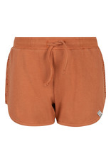 INDIAN BLUE JEANS Broderie sweat shorts - amber brown