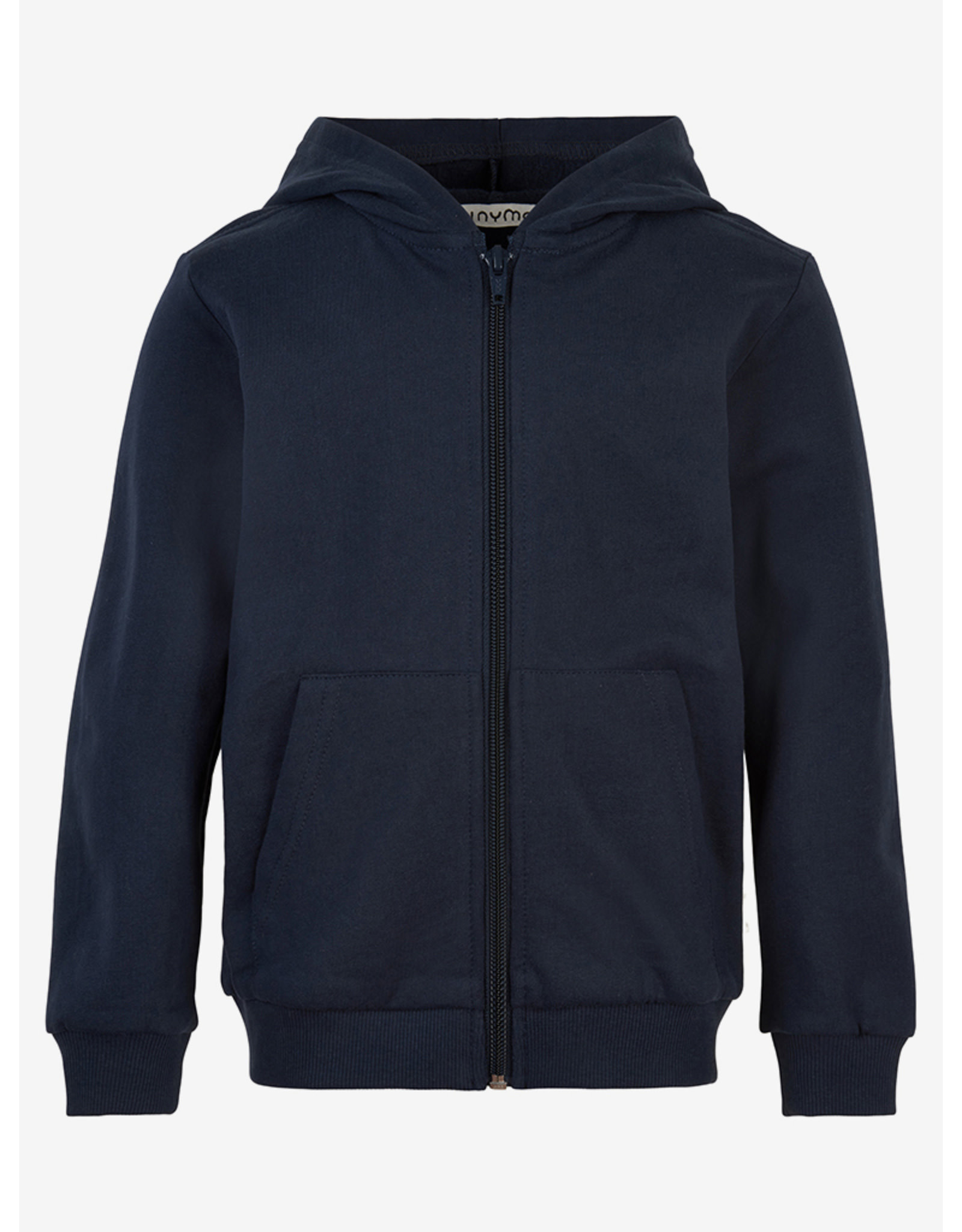 MINYMO Sweat jacket with hood (2-pack) - Ashley blue