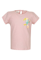 MINI REBELS Nour - t-shirt toekan - light pink
