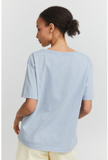ICHI Jessa t-shirt - Chambray blue