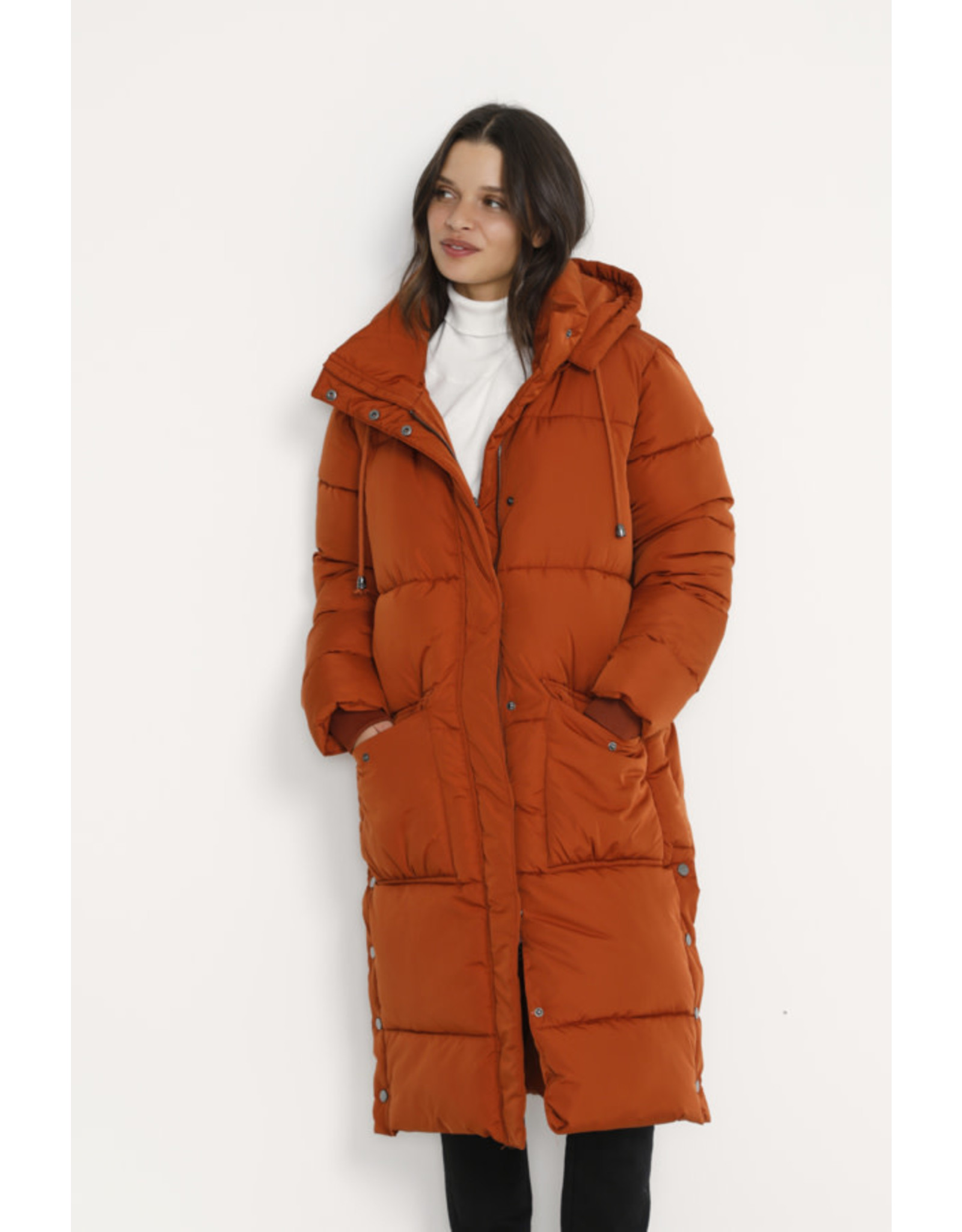 KAFFE Anika coat - Auburn