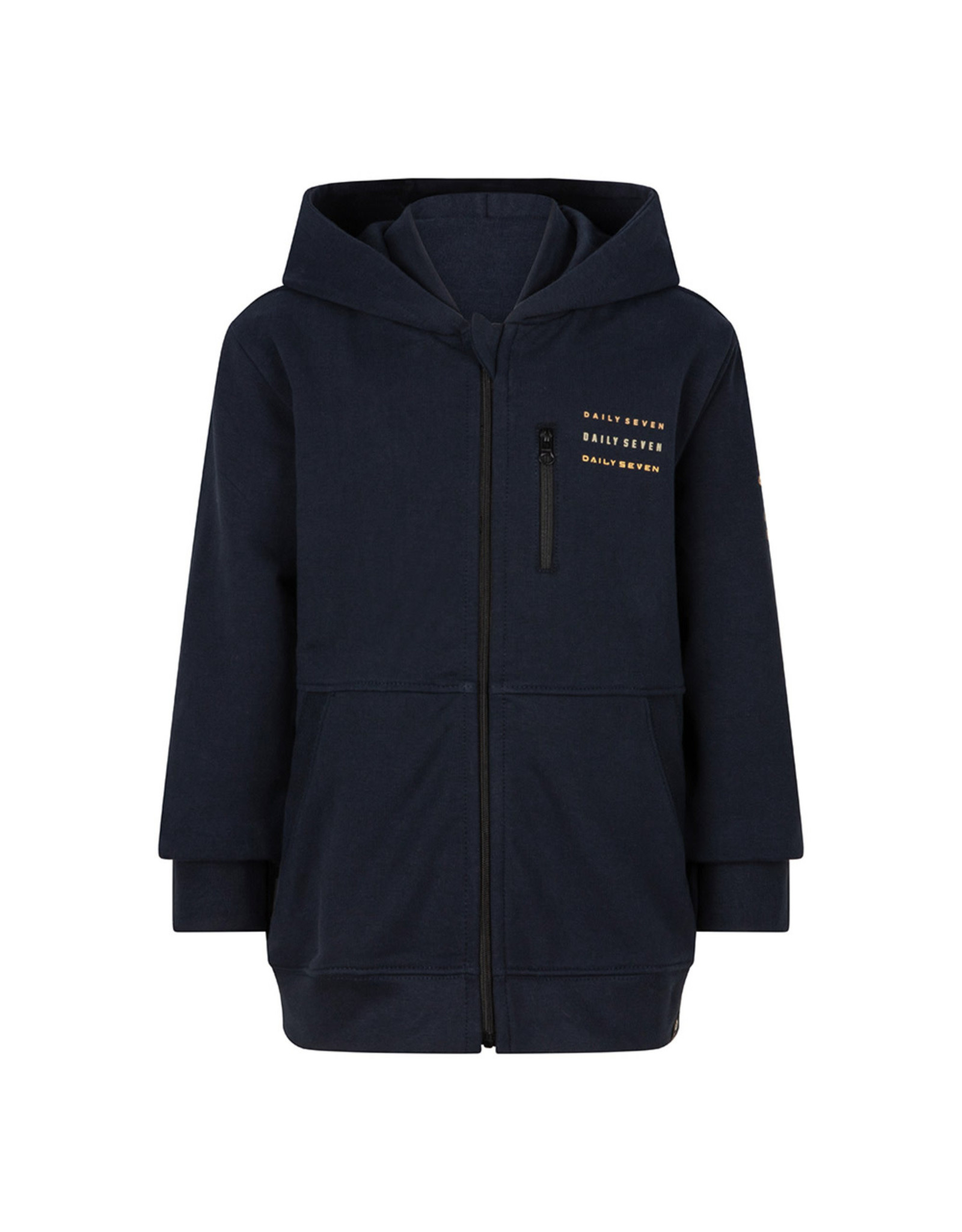 DAILY7 Hooded zipper jacket - Midnight navy
