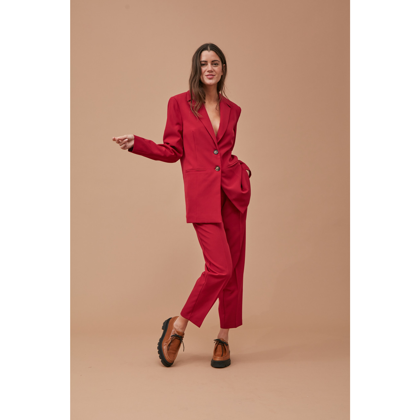 FREEQUENT Kitte pant - Cerise
