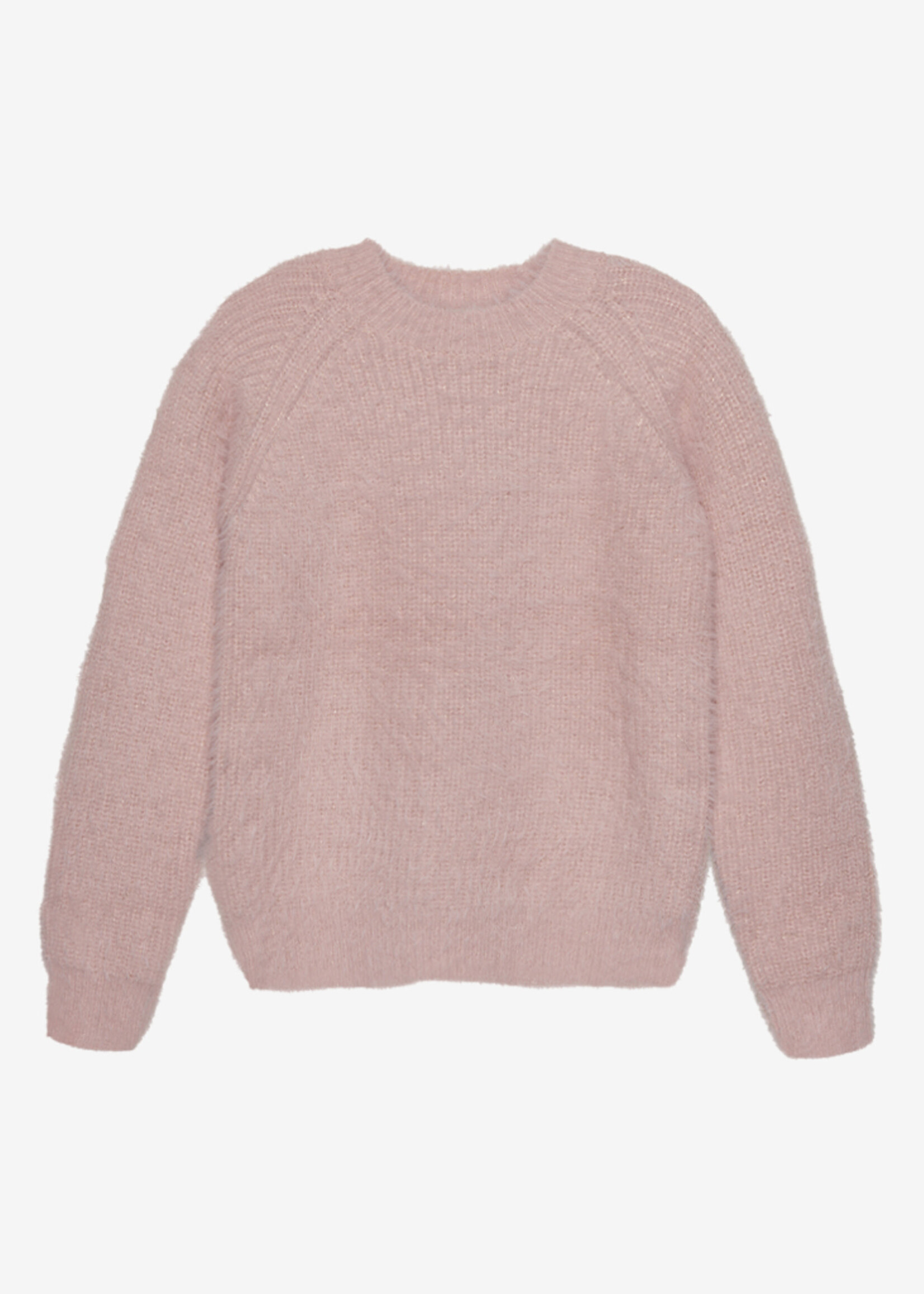 Pullover knit glitter - Silver pink