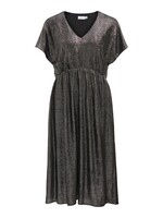 VILA Addax v-neck dress - Silver