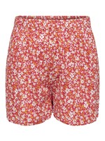 ONLY CARMAKOMA Titta shorts aop - Geranium summer flower