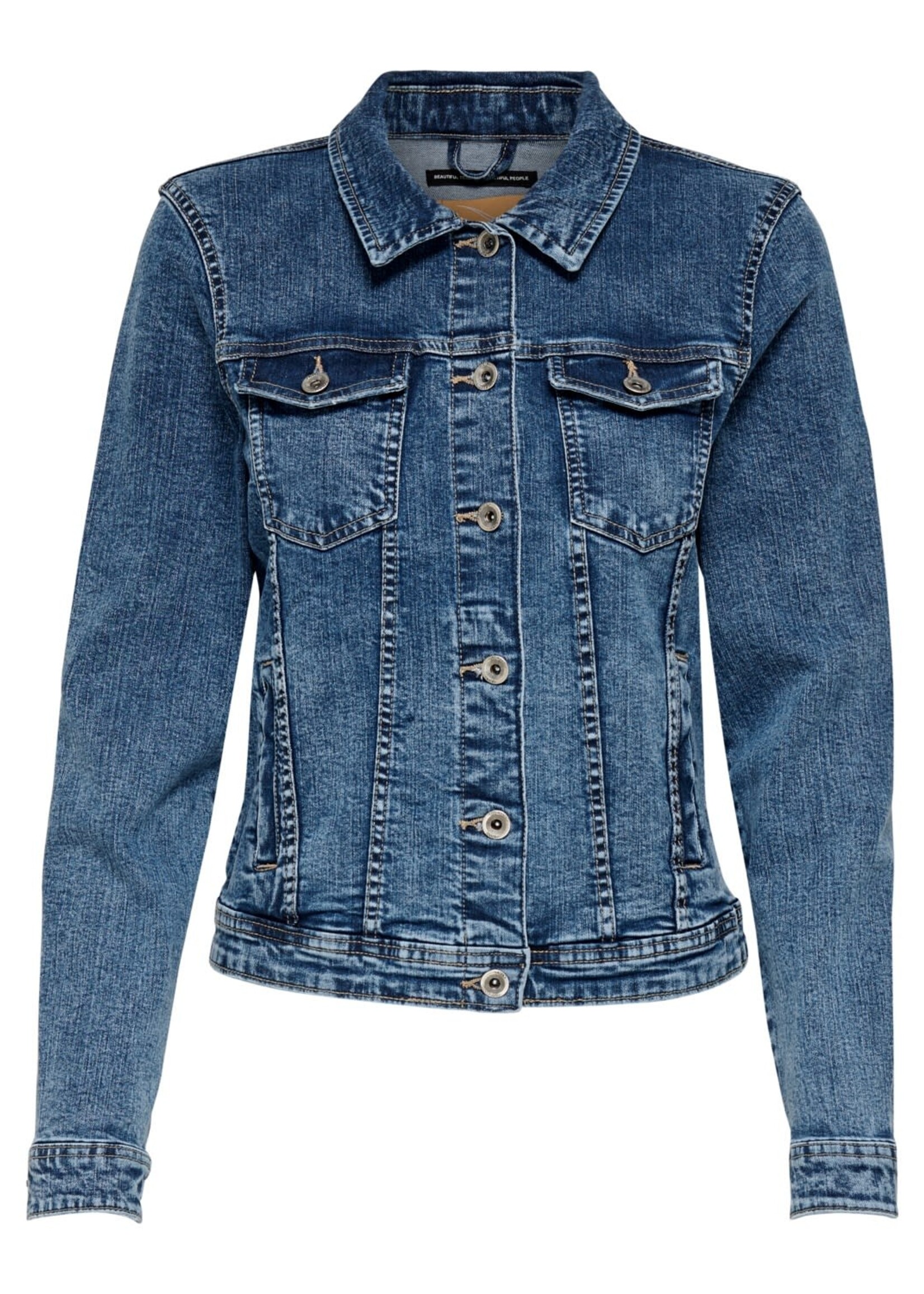 ONLY Tia denim jacket - Medium blue denim