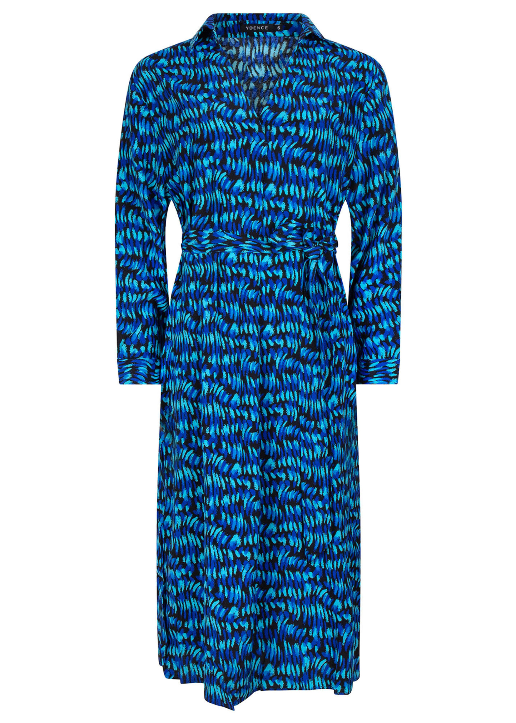 YDENCE Dress Kindra - Blue print