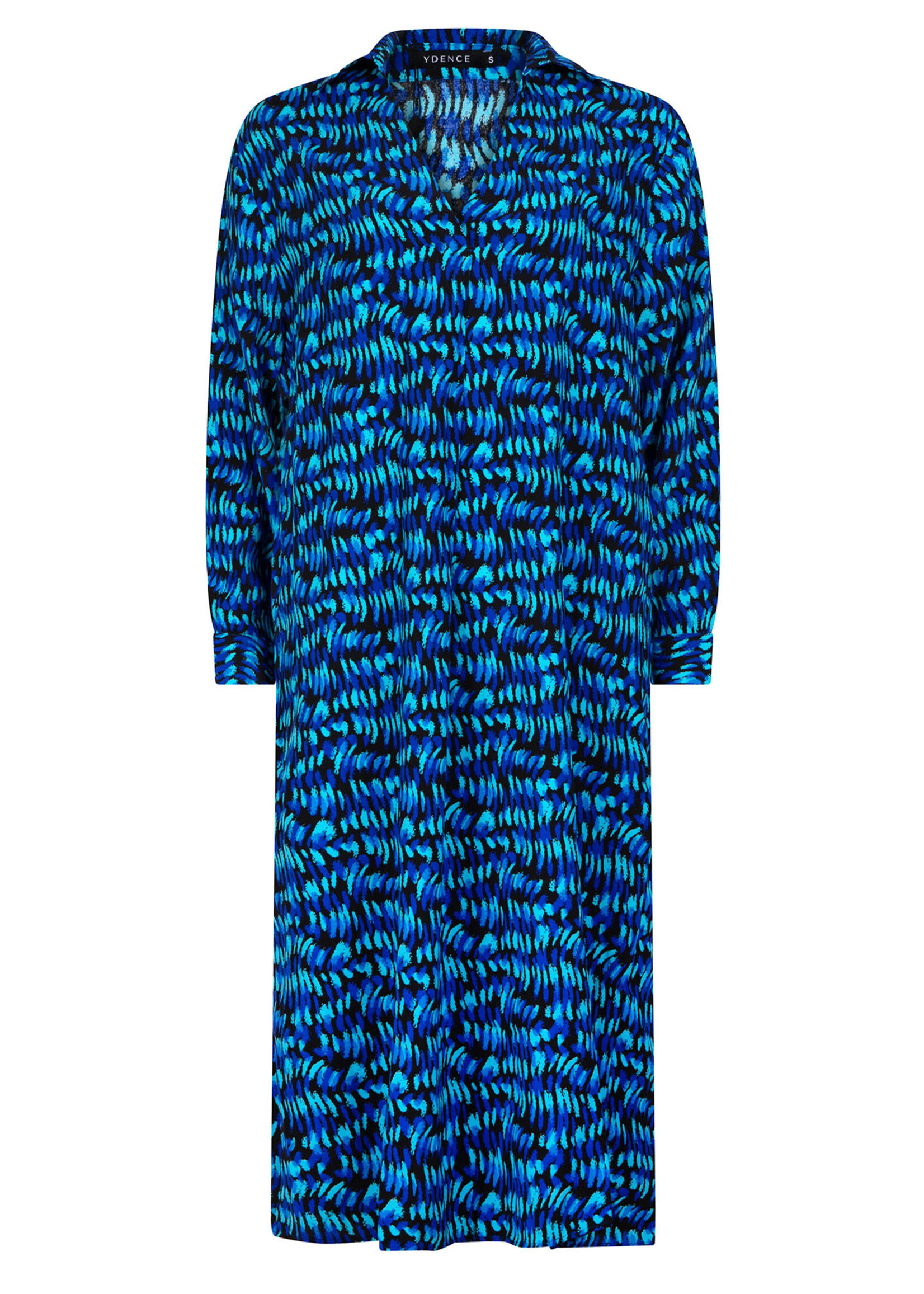 YDENCE Dress Kindra - Blue print