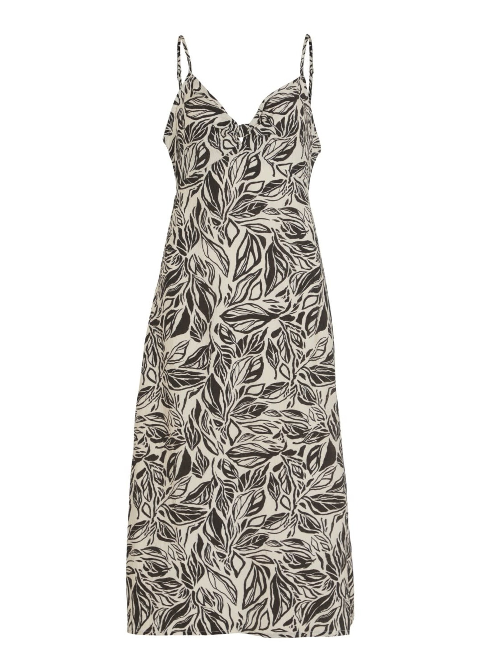 VILA Limia maya strap midi dress - Birch