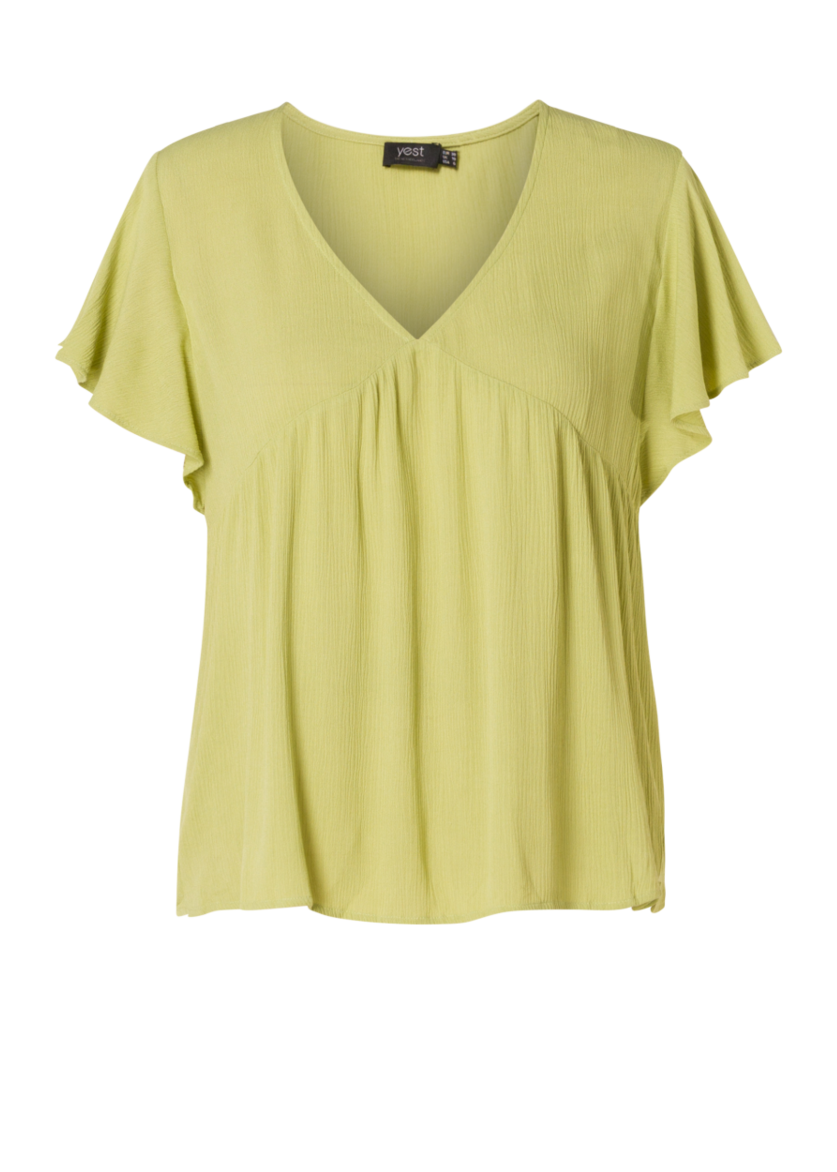 YEST Miruna blouse - Apple green