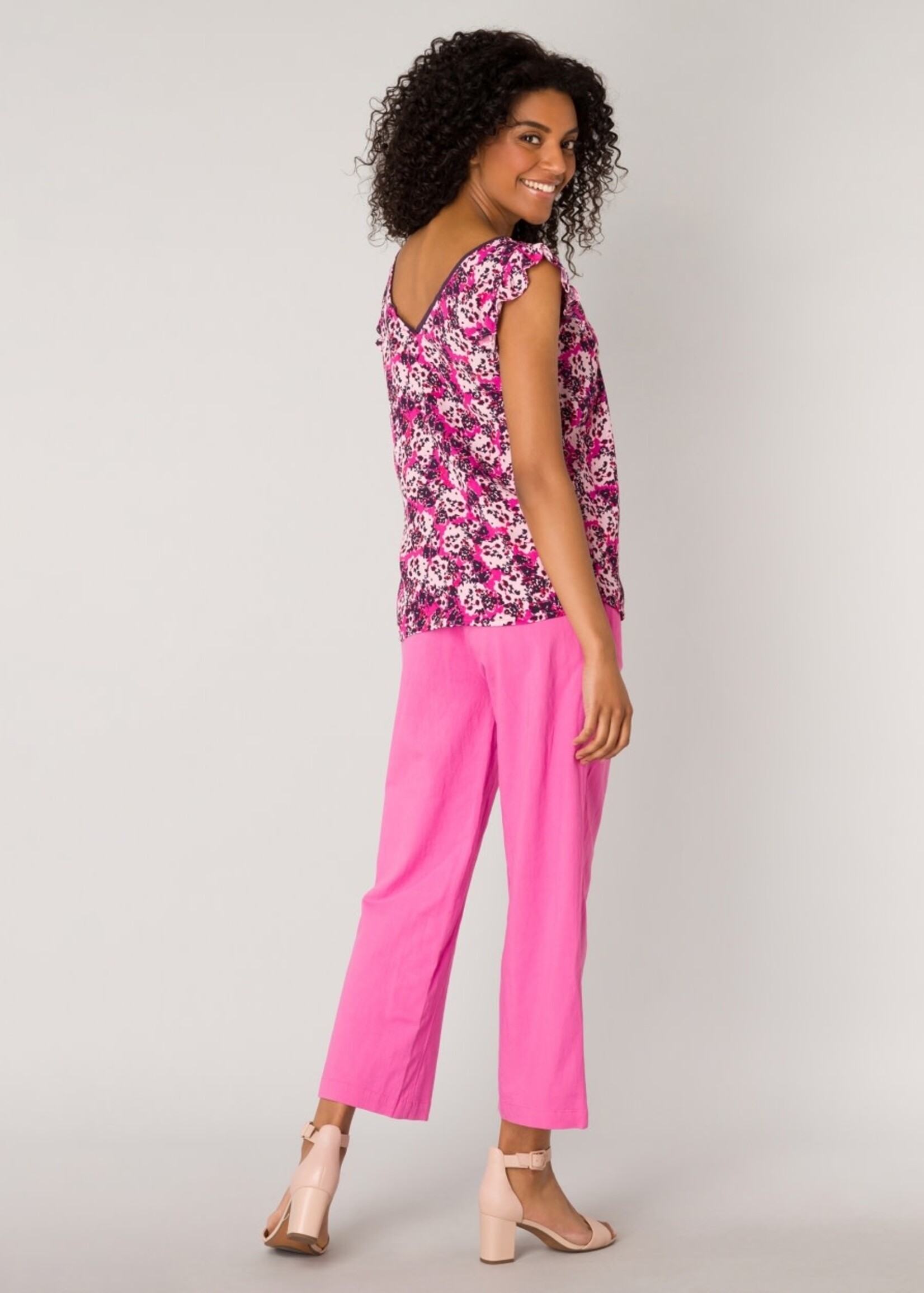 YEST Keetje 7/8 broek - Fuchsia