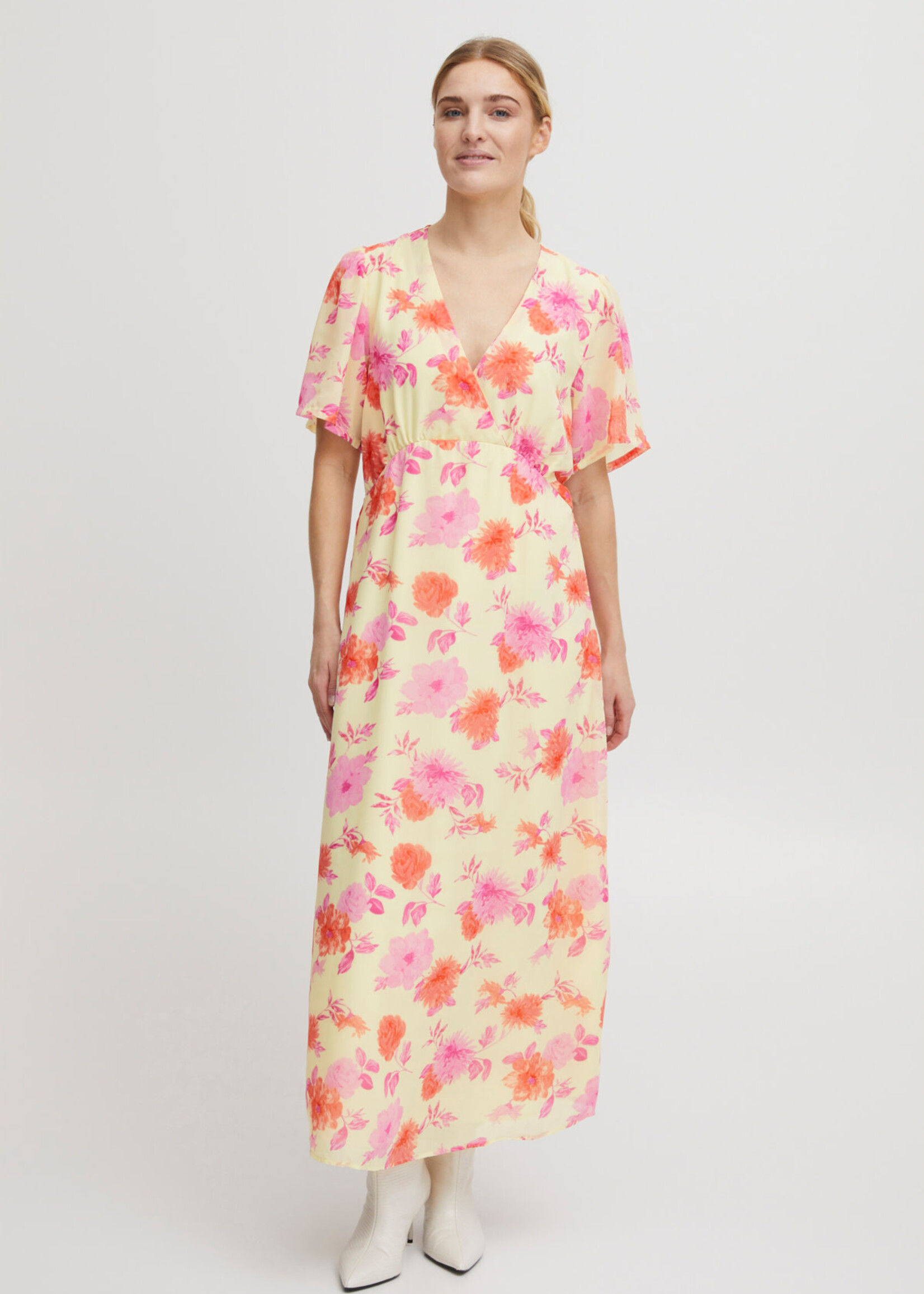 B.YOUNG Facia long dress - Begonia pink