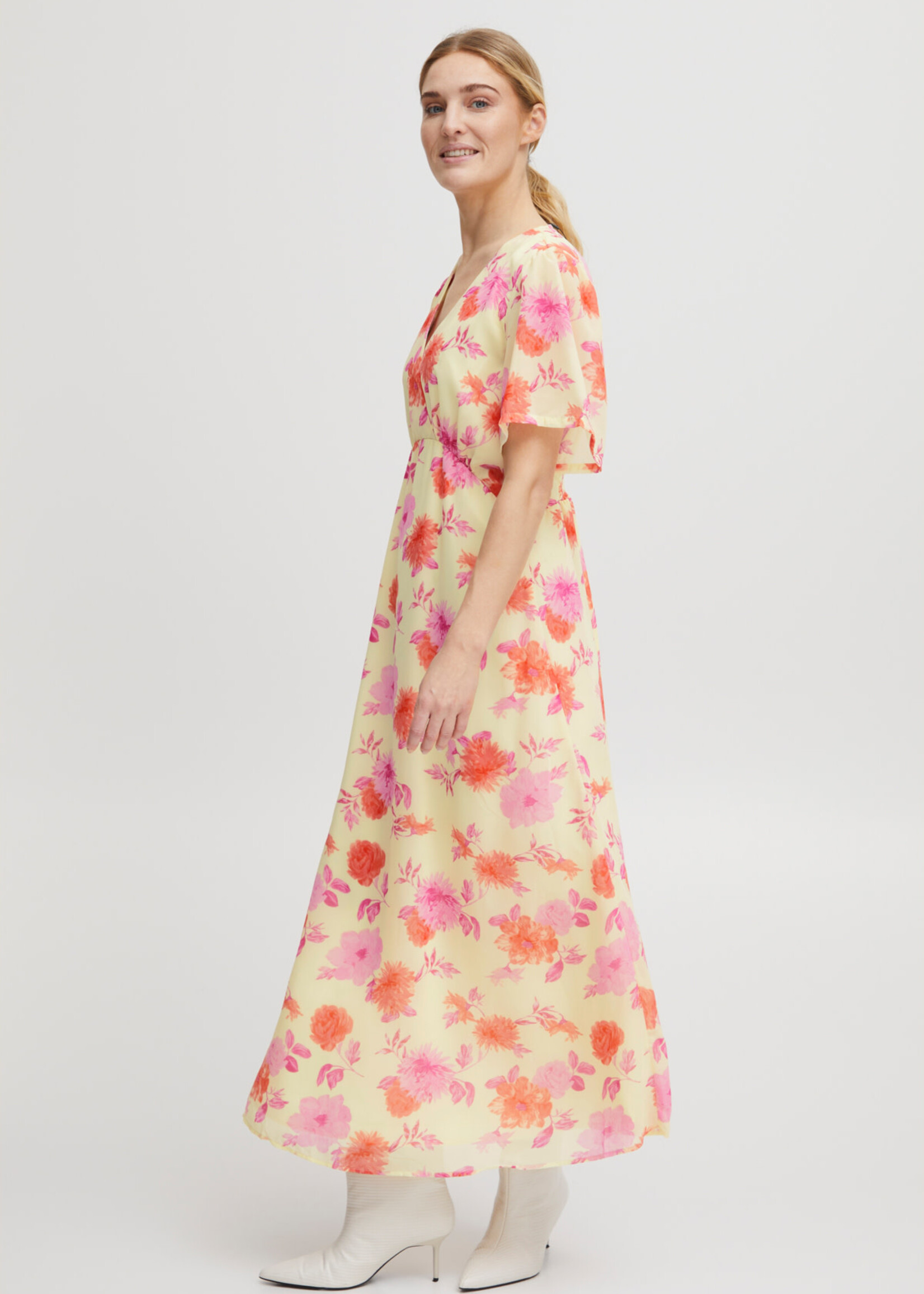 B.YOUNG Facia long dress - Begonia pink