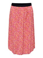 ONLY CARMAKOMA Nova lolli long skirt aop - Cloud dancer