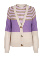 FREEQUENT Clain cardigan - Royal lilac with lavendula