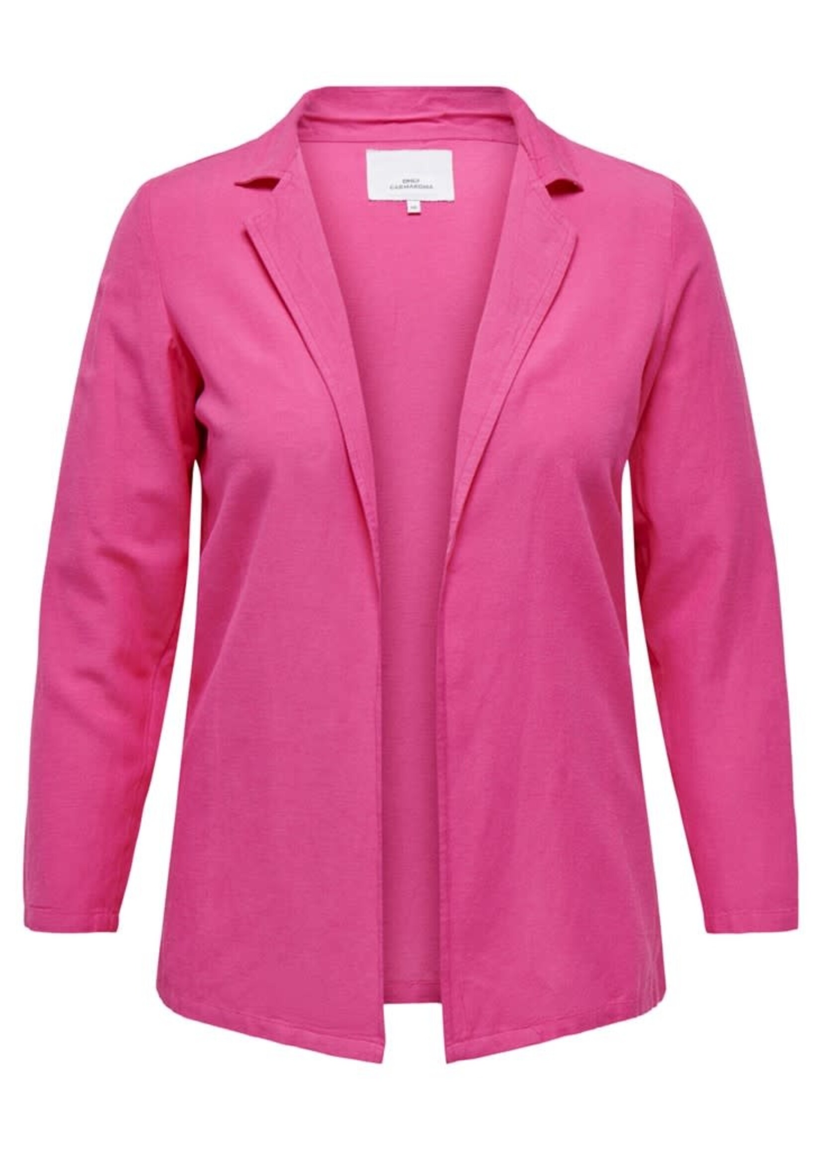 ONLY CARMAKOMA Billie linen blazer - Fuchsia purple