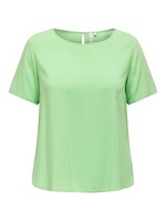 ONLY CARMAKOMA Nova lolli top solid - Summer green