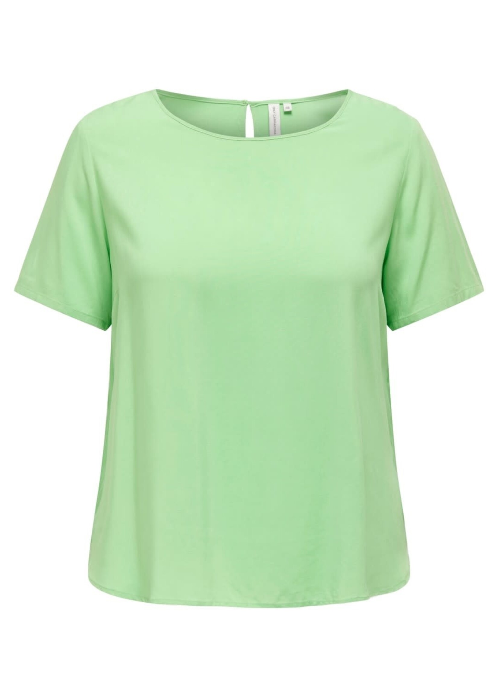 ONLY CARMAKOMA Nova lolli top solid - Summer green