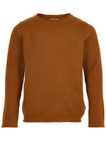 Knit sweater 131652 - oker