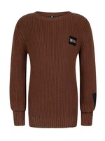 Knitted crewneck - brown