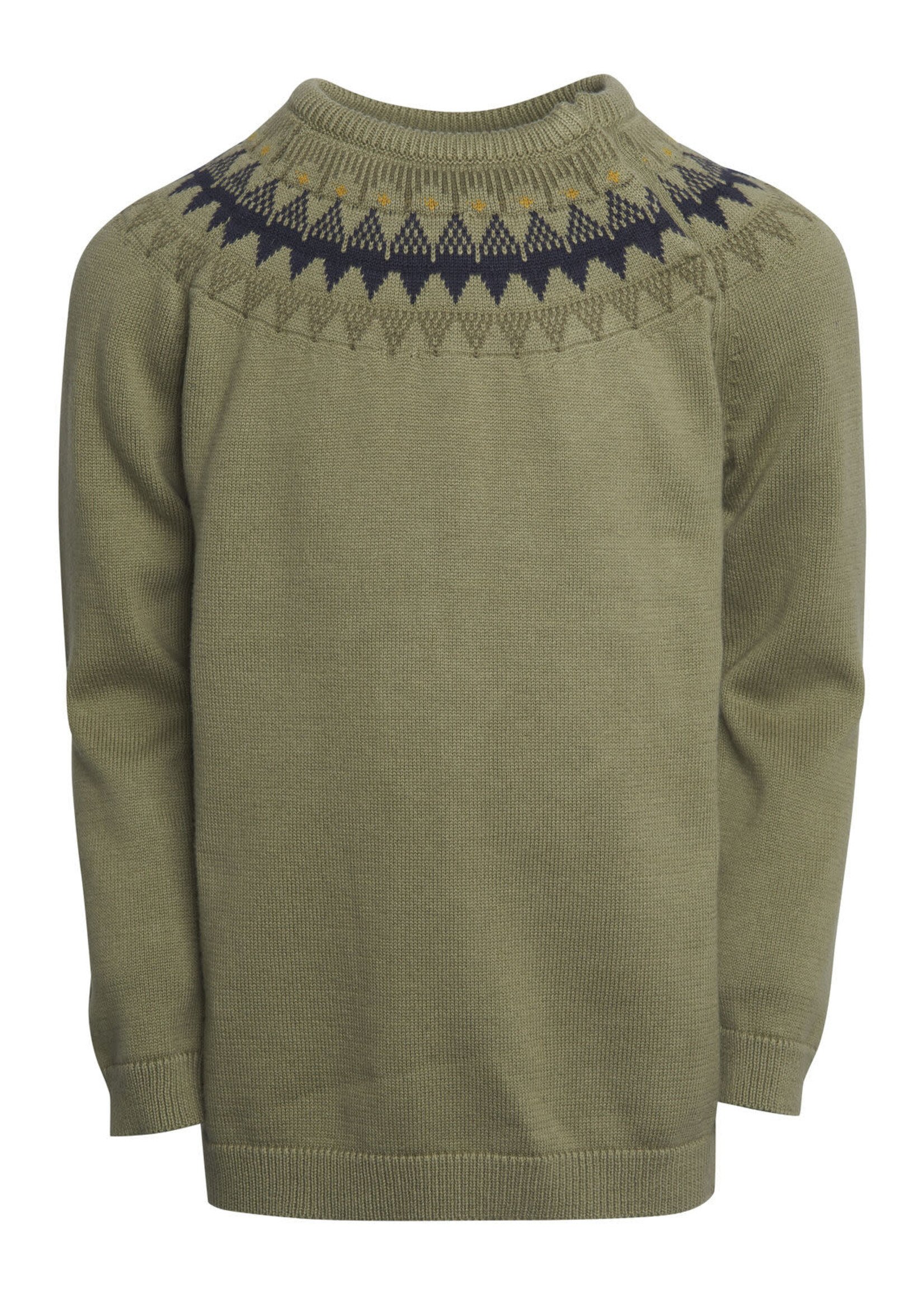 Pullover knit groen - 230123