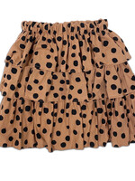 Ruffled skirt polka dot