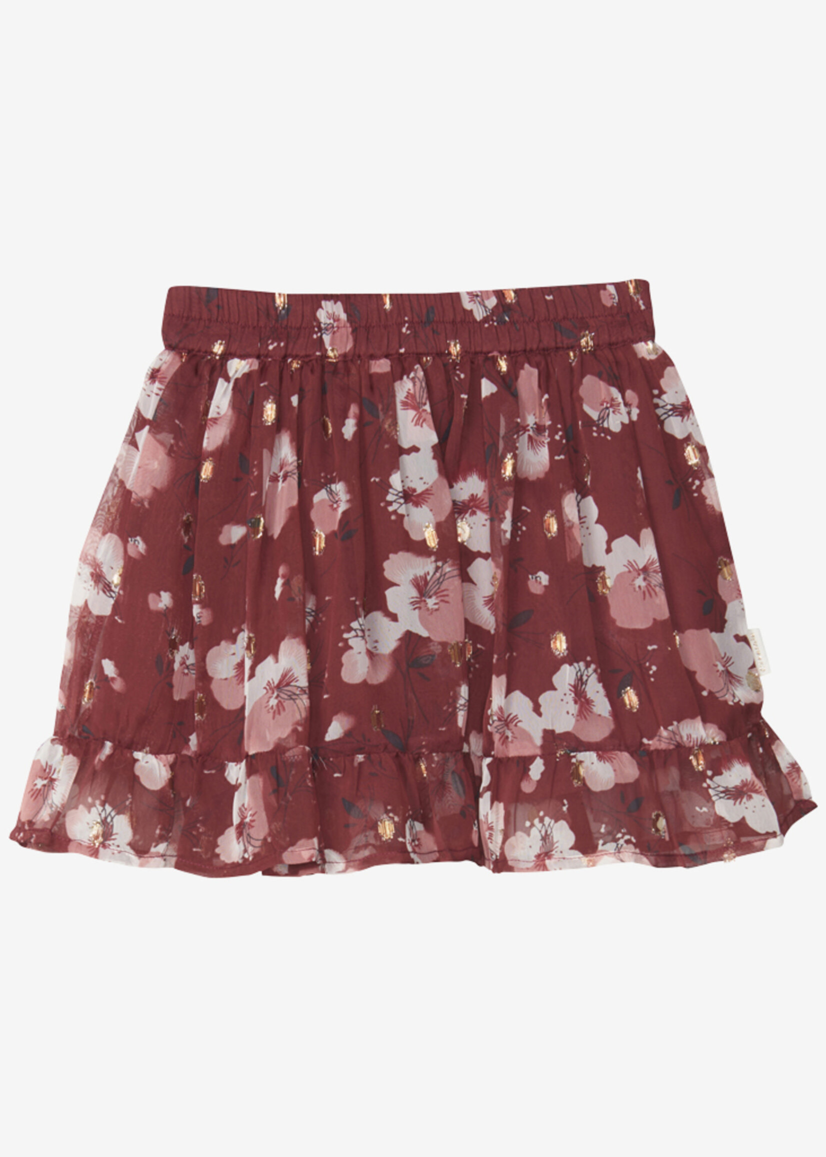 Skirt flower dot - Rosewood