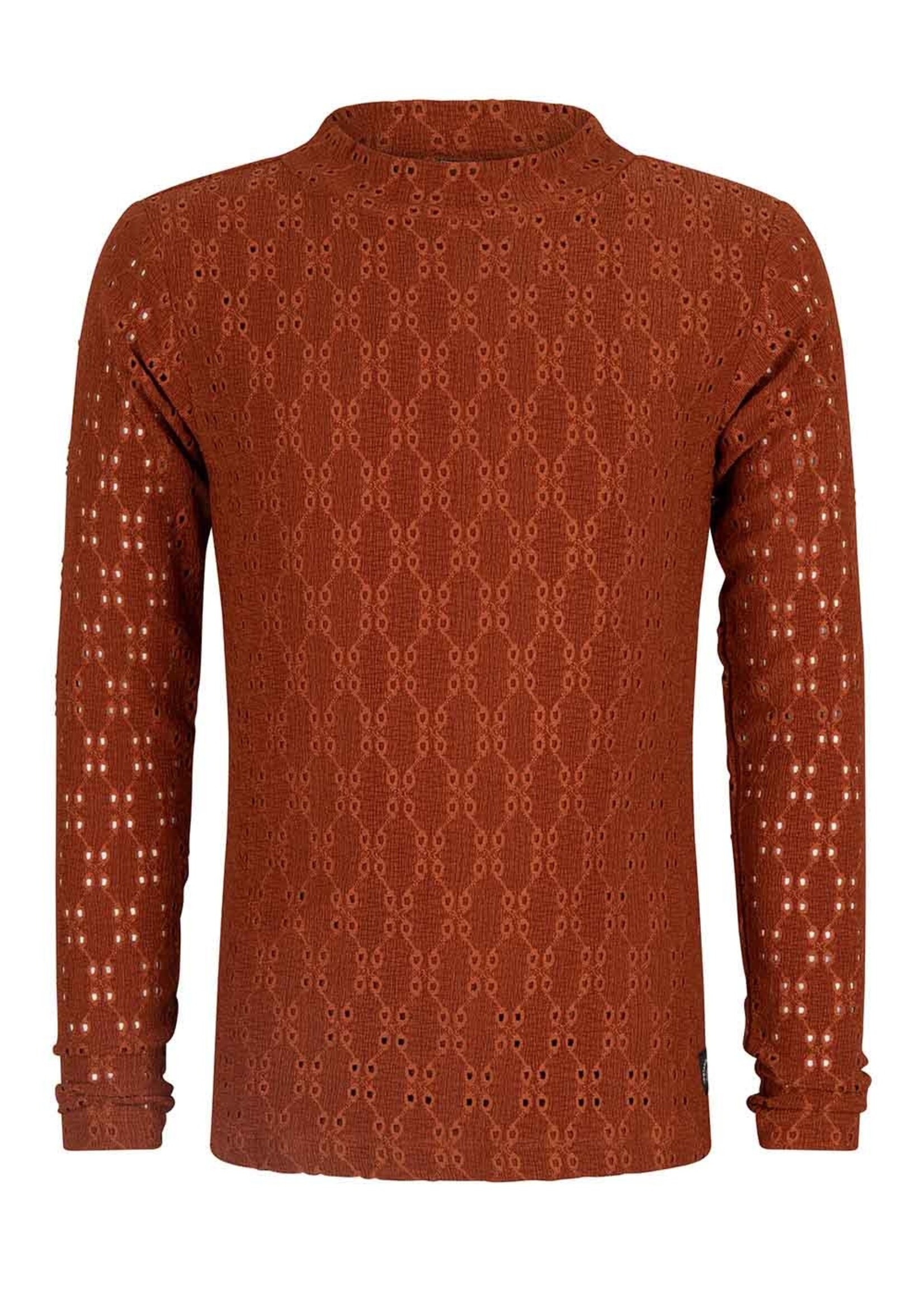 Longsleeve lace - camel brown