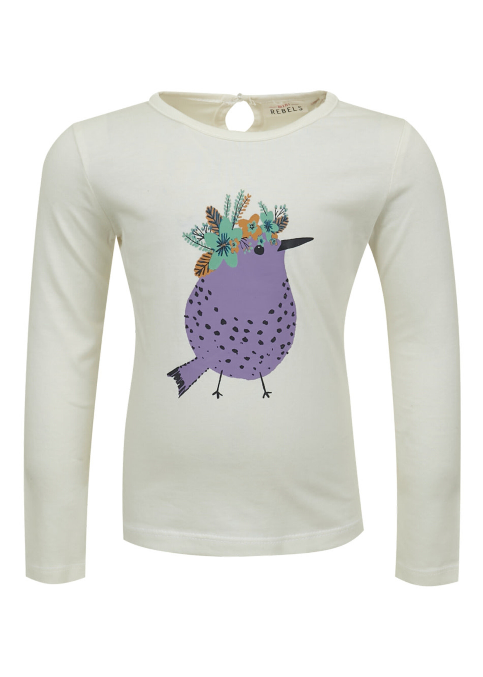 Mascha longsleeve vogel - Ecru