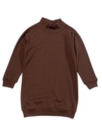 Turtleneck dress - Chestnut