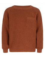 Knitwear crewneck - Terra cotta