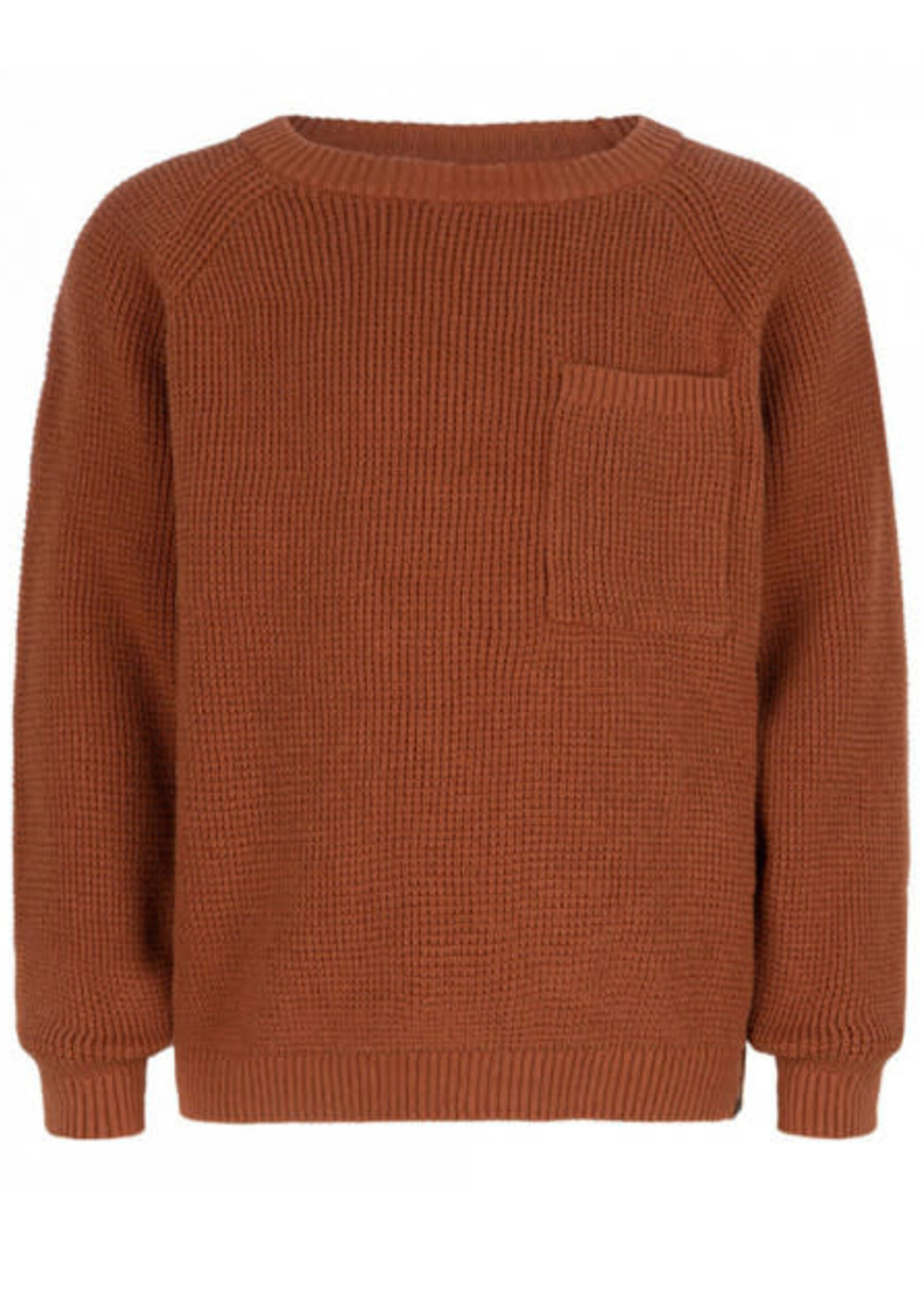 Knitwear crewneck - Terra cotta