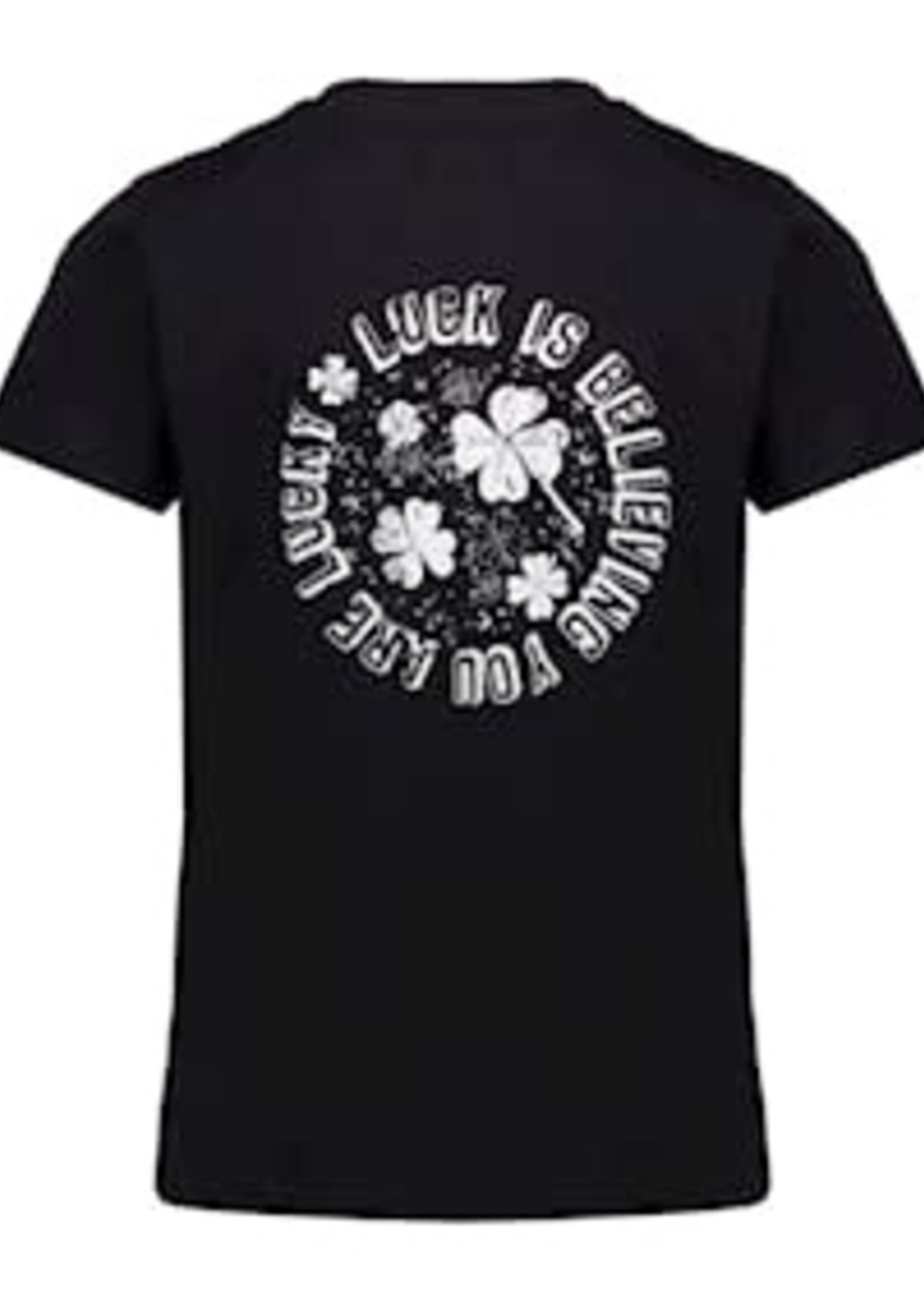 T-shirt 'Lucky' - Black