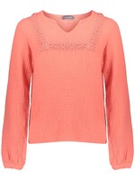 Top lace and waffle - Light rosebud