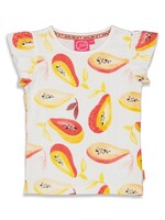 Papaya punch - t-shirt papaya - wit