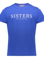 T-shirt 'Sisters' - Kobalt