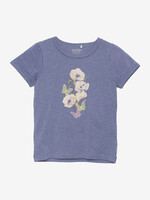 T-shirt vlinders en bloemen - Folkstone Gray