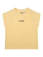 Organic t-shirt wide 'Et toi' - Cream vanilla