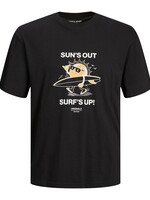 Toonie tee 'Sun's out - surf's up' - Black