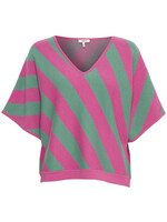 B.YOUNG Miran v-neck top - Super pink mix